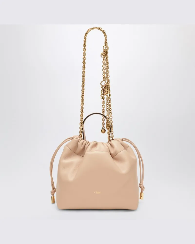 Chloé Mini Schultertasche in Rosa mit Kette Rosa