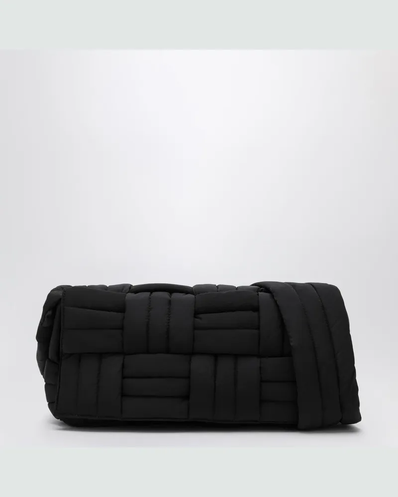 Bottega Veneta Schwarze Tasche Padded Tech Cassette 