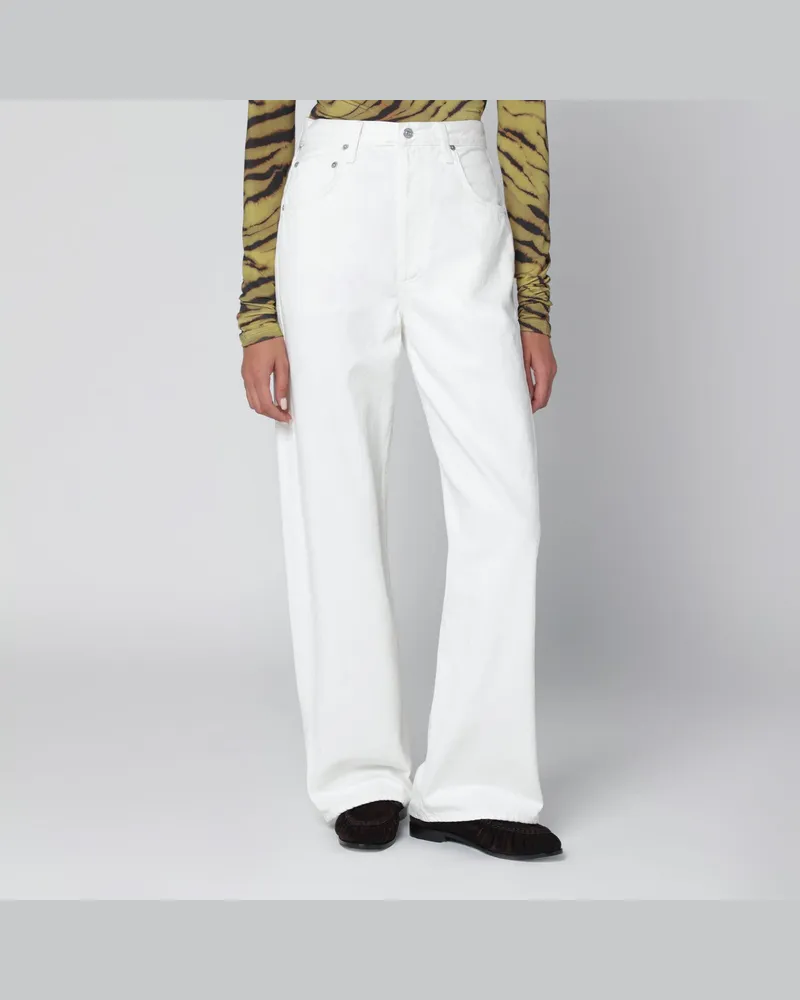 Citizens of humanity Weiße Pashmina-Ayla-Baggy-Jeans White