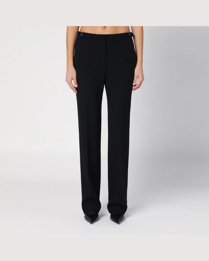 The Row Schwarze Wollhose Schwarz