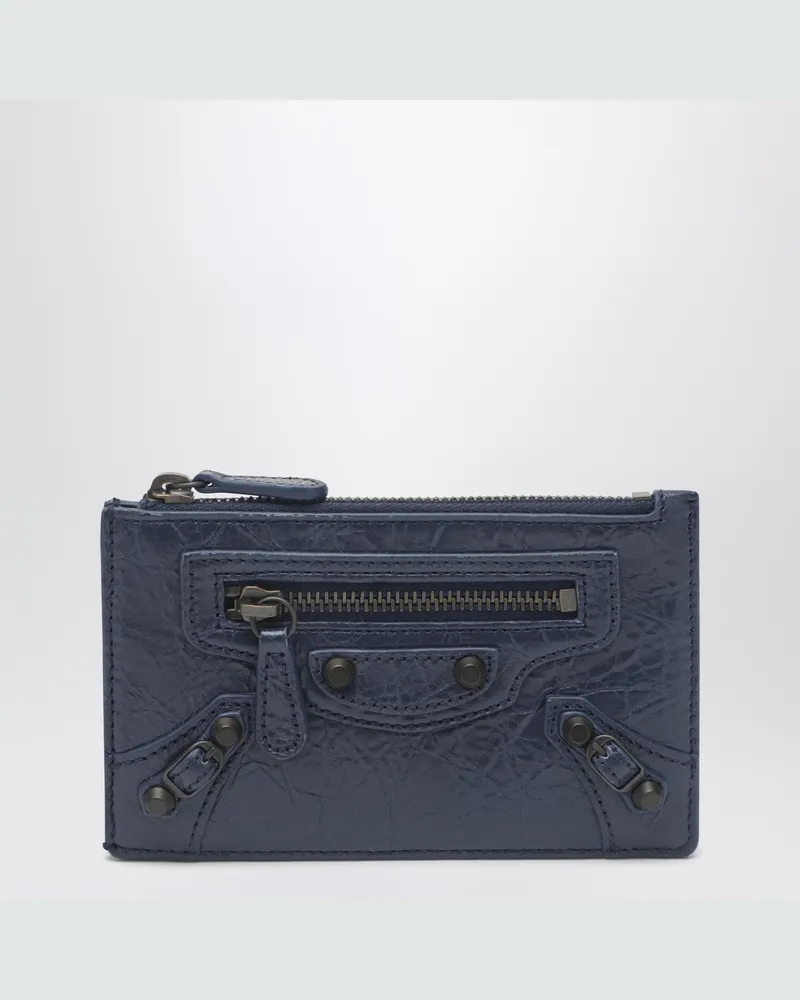 Balenciaga Langer Le City Kartenhalter und Münzetui in Blau Blue