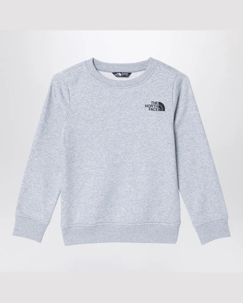 The North Face Graues Sweatshirt aus flauschiger Baumwolle Grey