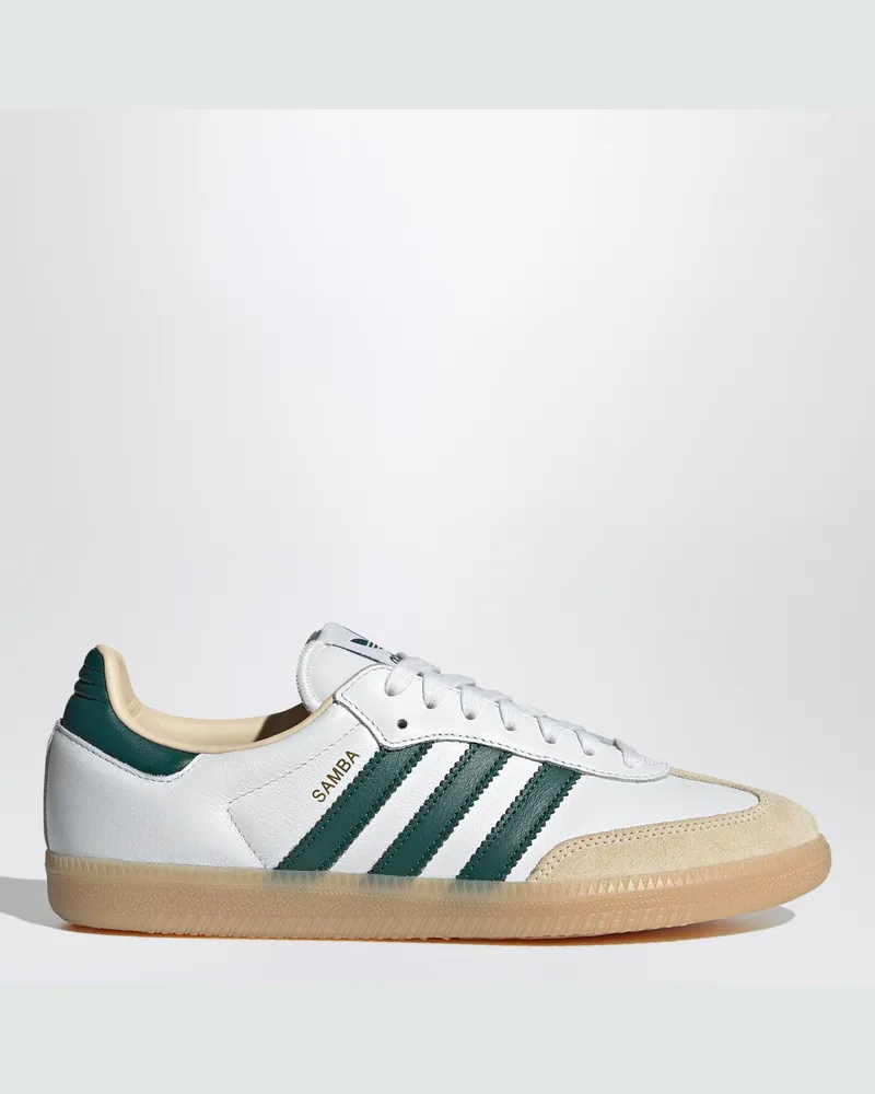 adidas Samba OG Sneakers in Weiß/Grün/Beige Green