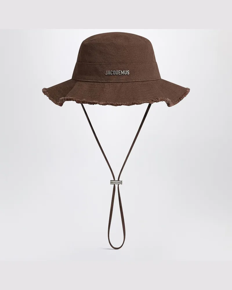 Jacquemus Le Bob Artichaut Hut aus brauner Baumwolle Brown