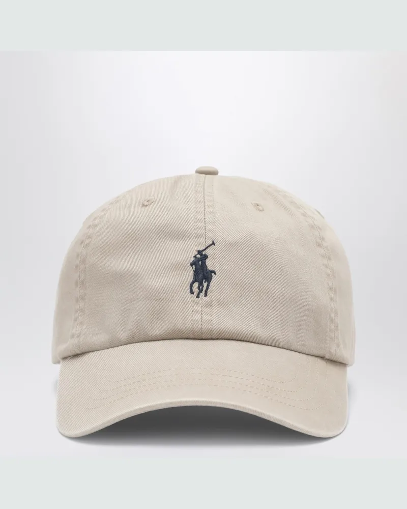 Ralph Lauren Beigefarbene Baseballkappe mit Logo Beige