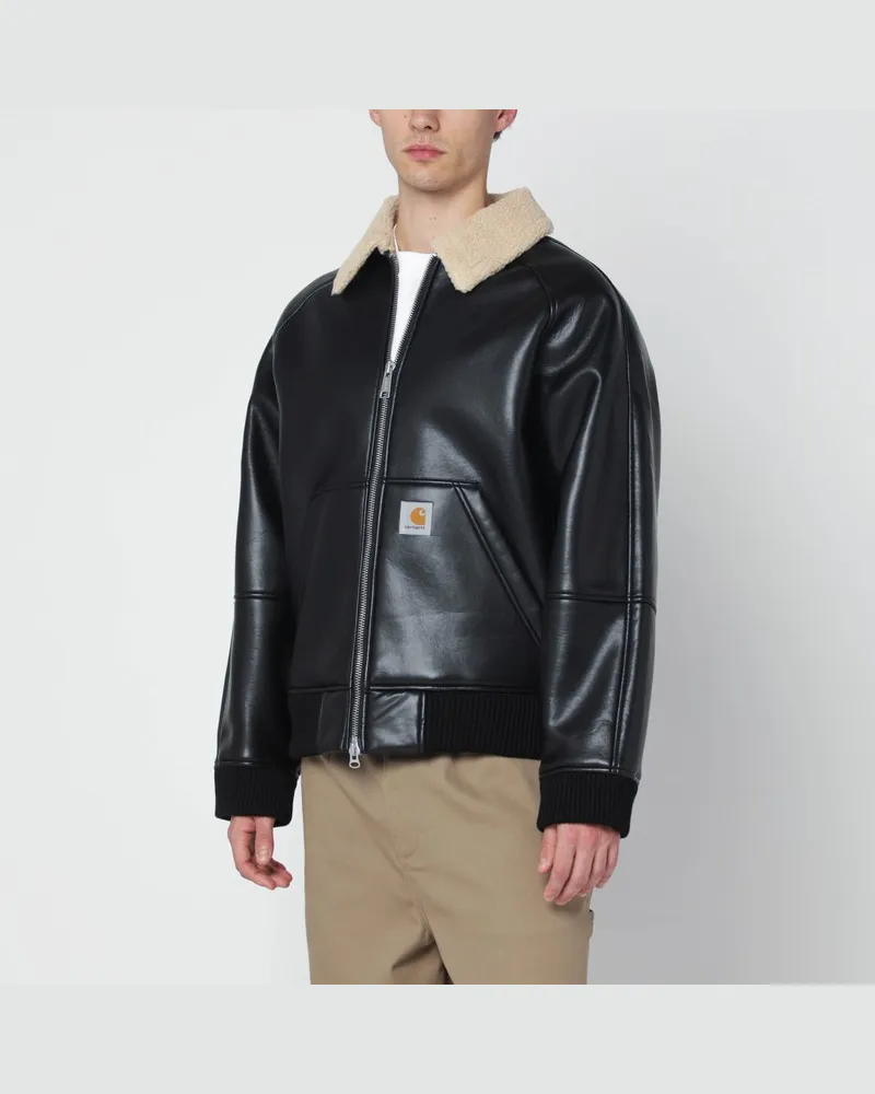 Carhartt WIP Schwarze Shepton-Jacke Schwarz