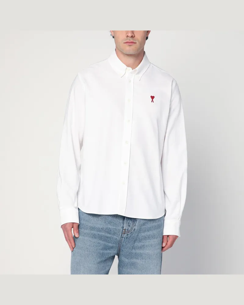 AMI Paris Weißes Hemd Ami de Coeur White