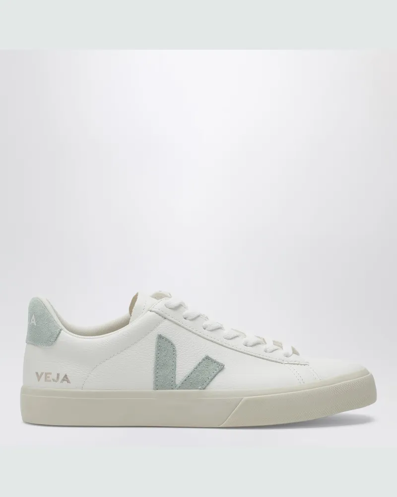 VEJA Campo Sneakers aus weißem und Matcha-Leder White