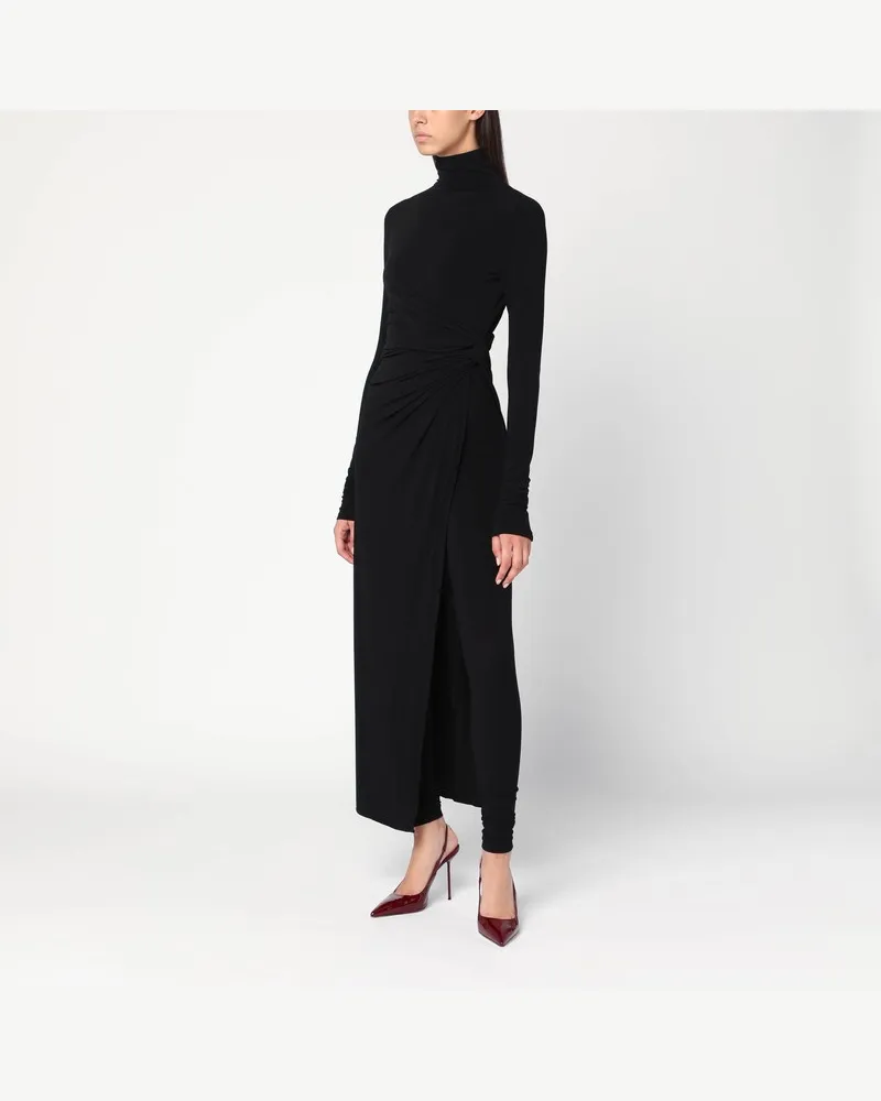 ANDAMANE Tessa Jumpsuit aus schwarzem Jersey Schwarz