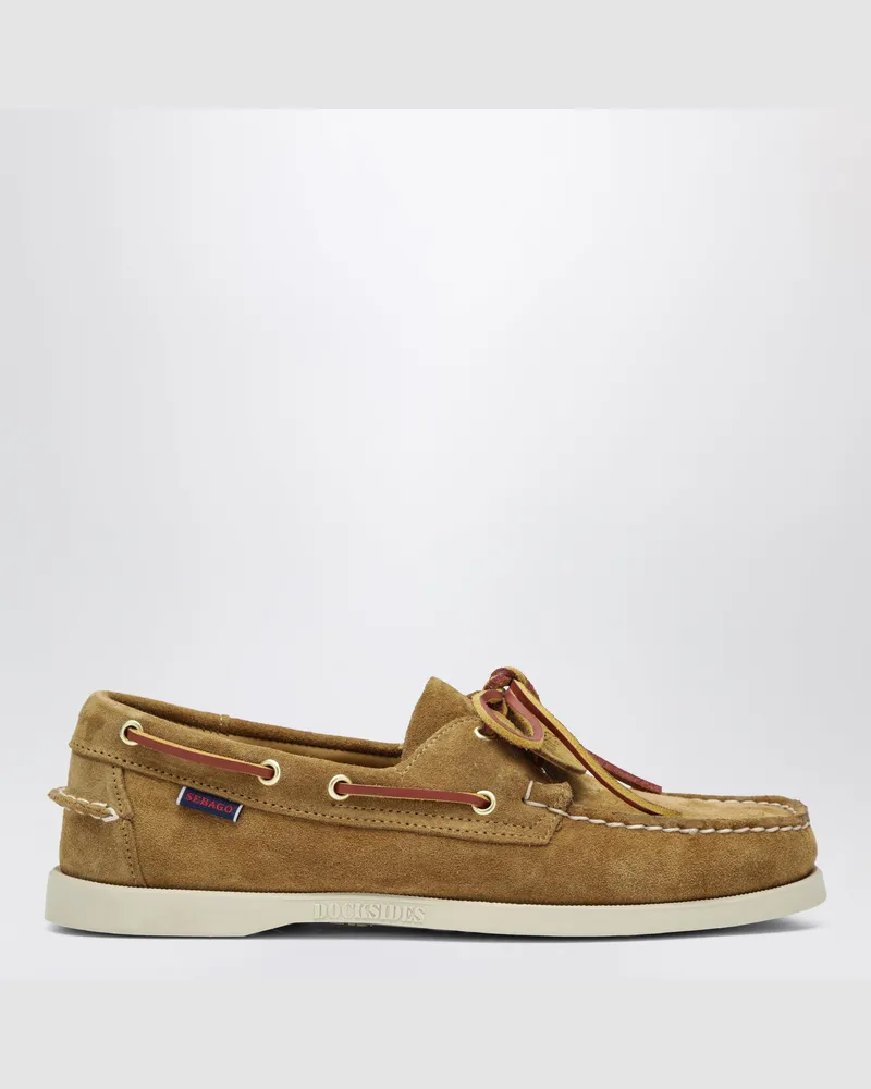Sebago Portland Artisan Mokassins in Beige Kork Brown