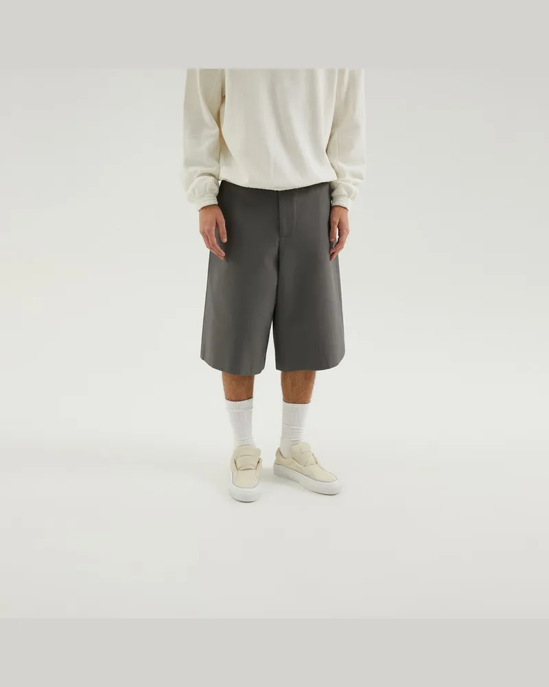 1989 STUDIO Maßschneiderung Bermuda Dunkelgrau Grau