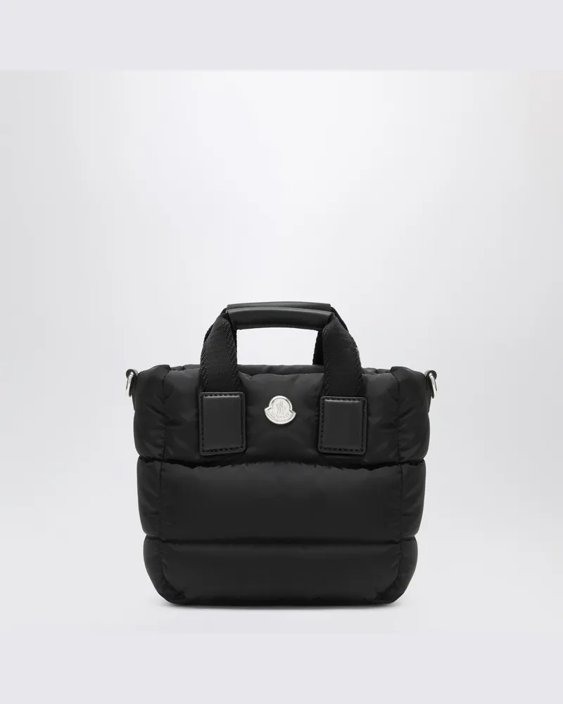 Moncler Schwarze Mikro Caradoc Tragetasche Schwarz