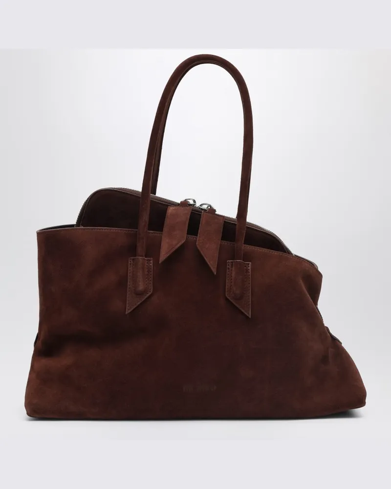 ATTICO Tasche La Passeggiata Medium in Hellschokolade Braun