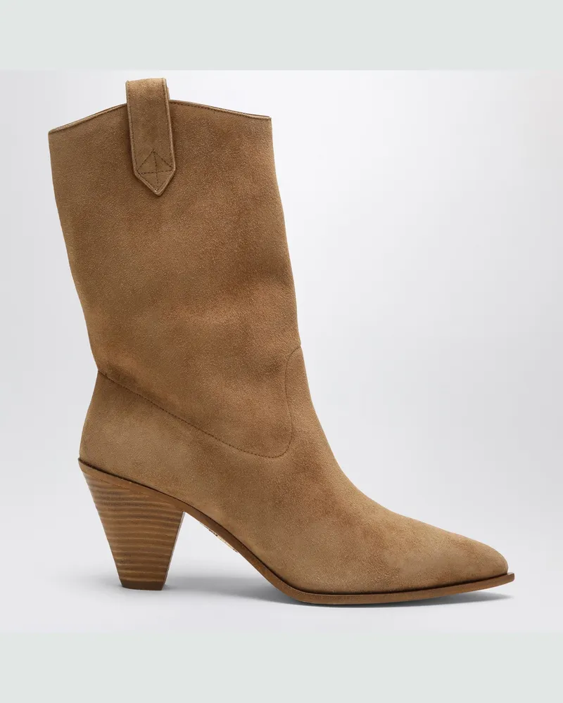 Aquazzura Boogie Westernstiefel in Kamelbraun Brown
