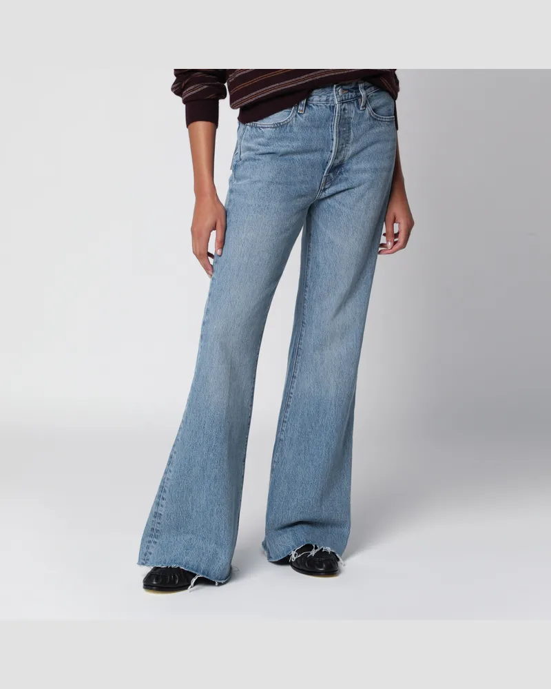 Frame Denim Light blue The Lax jeans with washed effect Blue