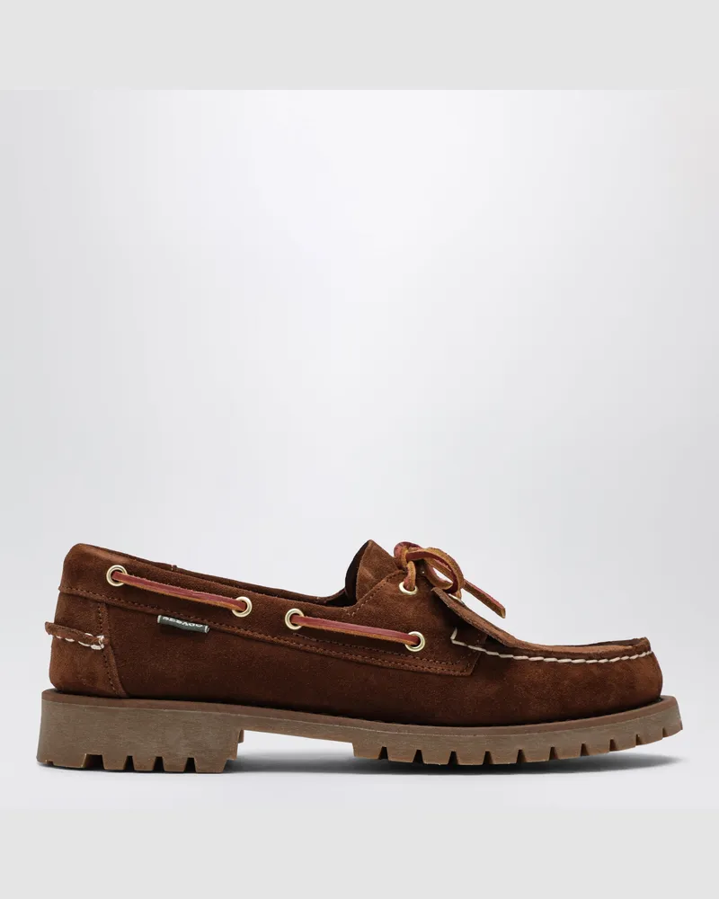 Sebago Ranger Artisan Ox Loafer aus braunem Wildleder Brown