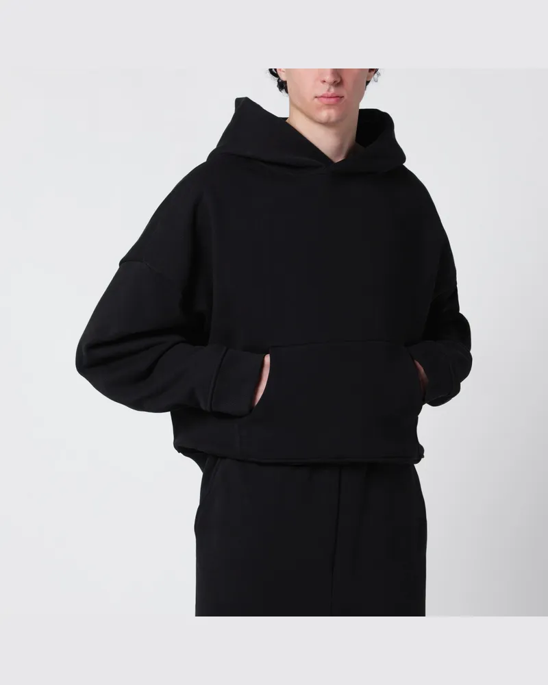 Entire Studios Schwarzes Baumwoll-Sweatshirt 