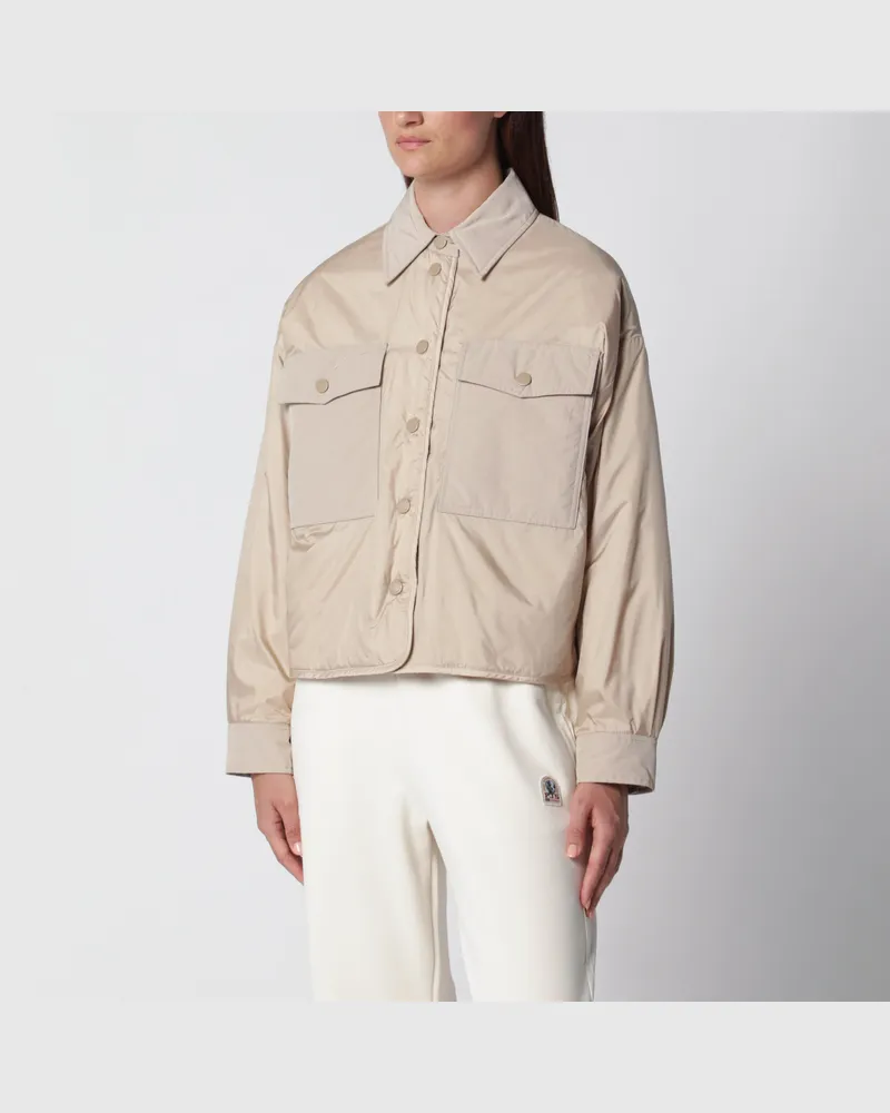 Max Mara Kurze Wendejacke in Mandelfarbe Beige