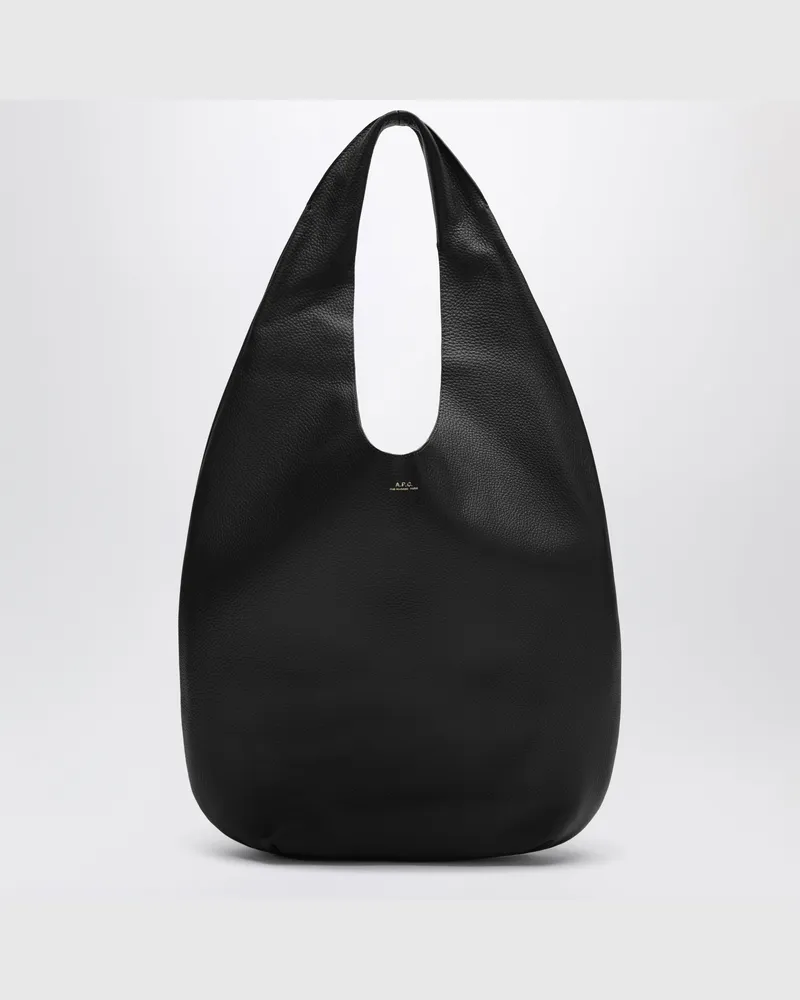 A.P.C. Schwarze Ledertasche von Le Neige Black