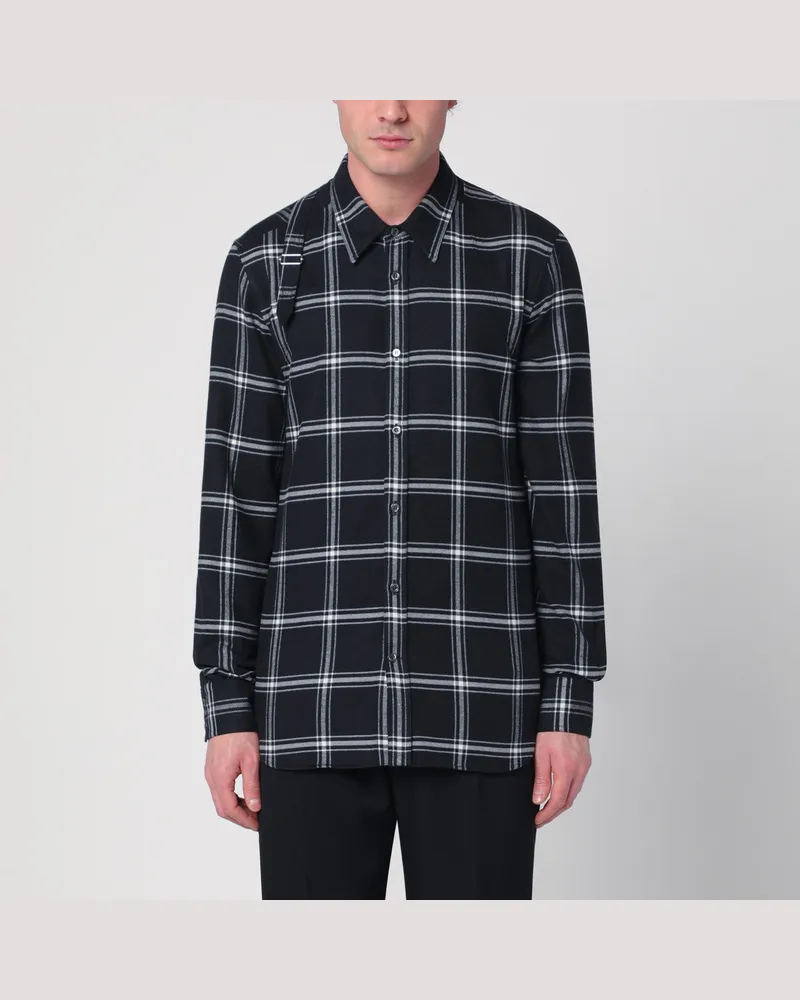 Alexander McQueen Kariertes Flanellhemd aus Baumwolle 