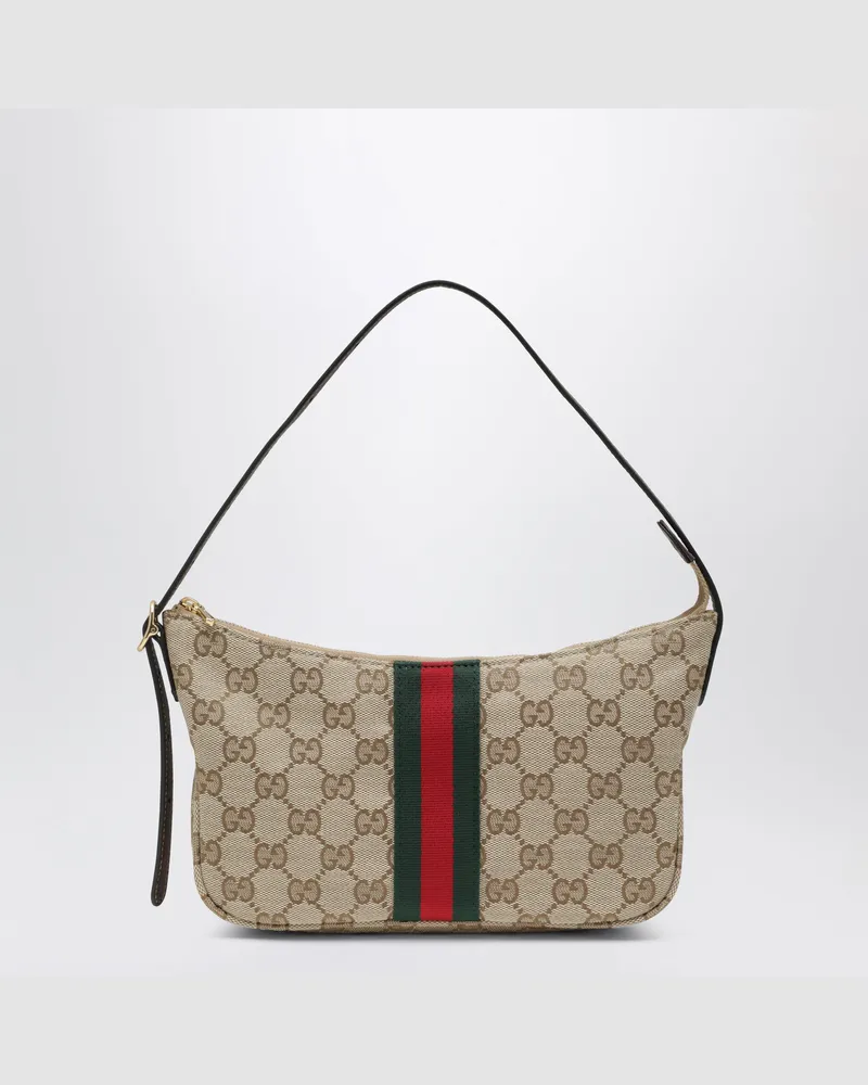 Gucci Kleine Tasche Mit GG-Muster Beige Beige
