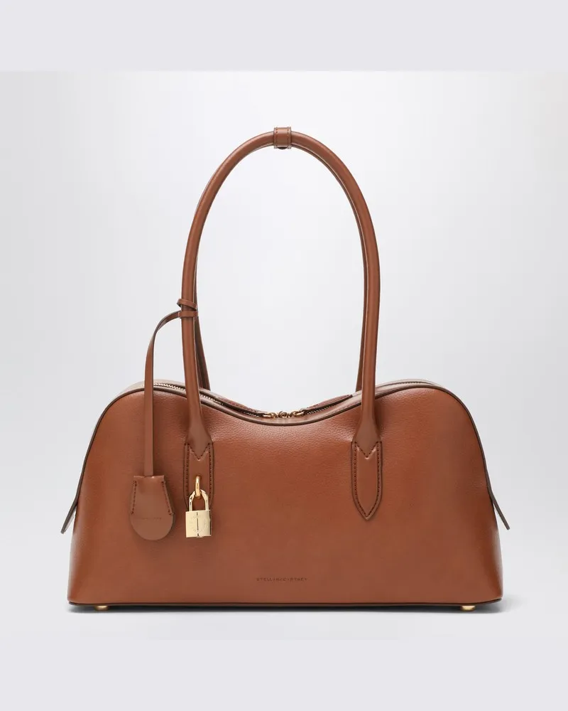 Stella McCartney Ryder Brandyfarbene Umhängetasche Braun