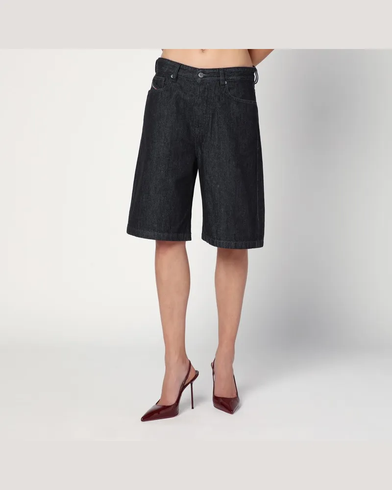 Diesel De-Sire Bermuda-Shorts aus dunklem Denim Grau