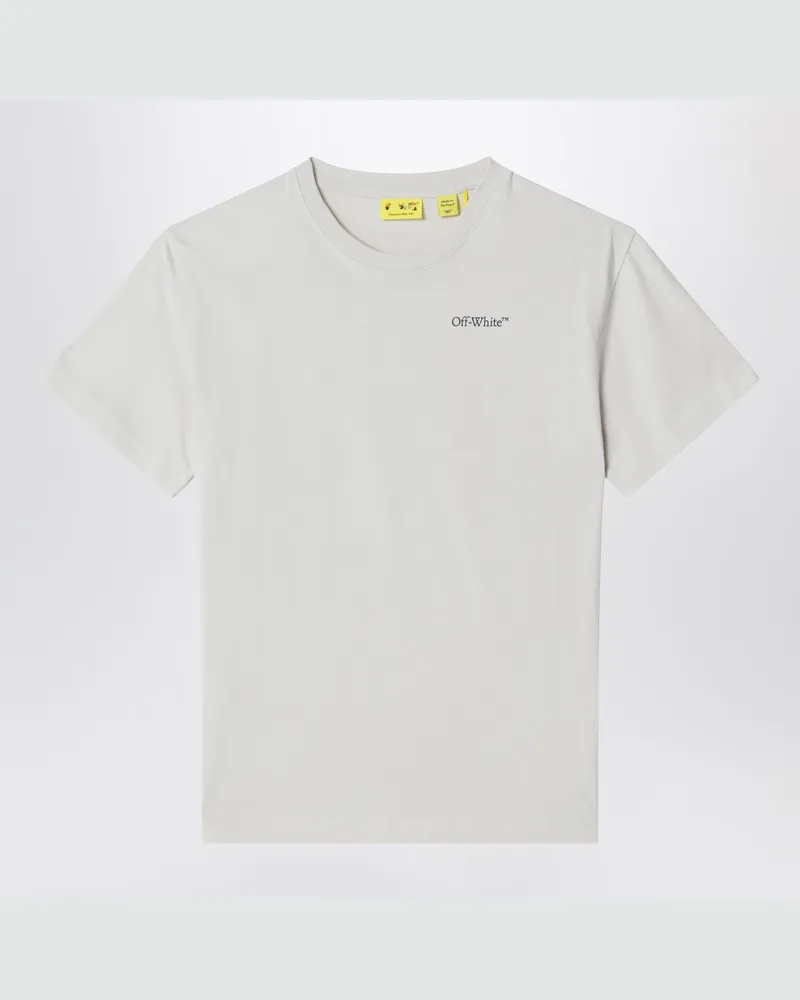OFF-WHITE Weißes T-Shirt mit Logo-Print White