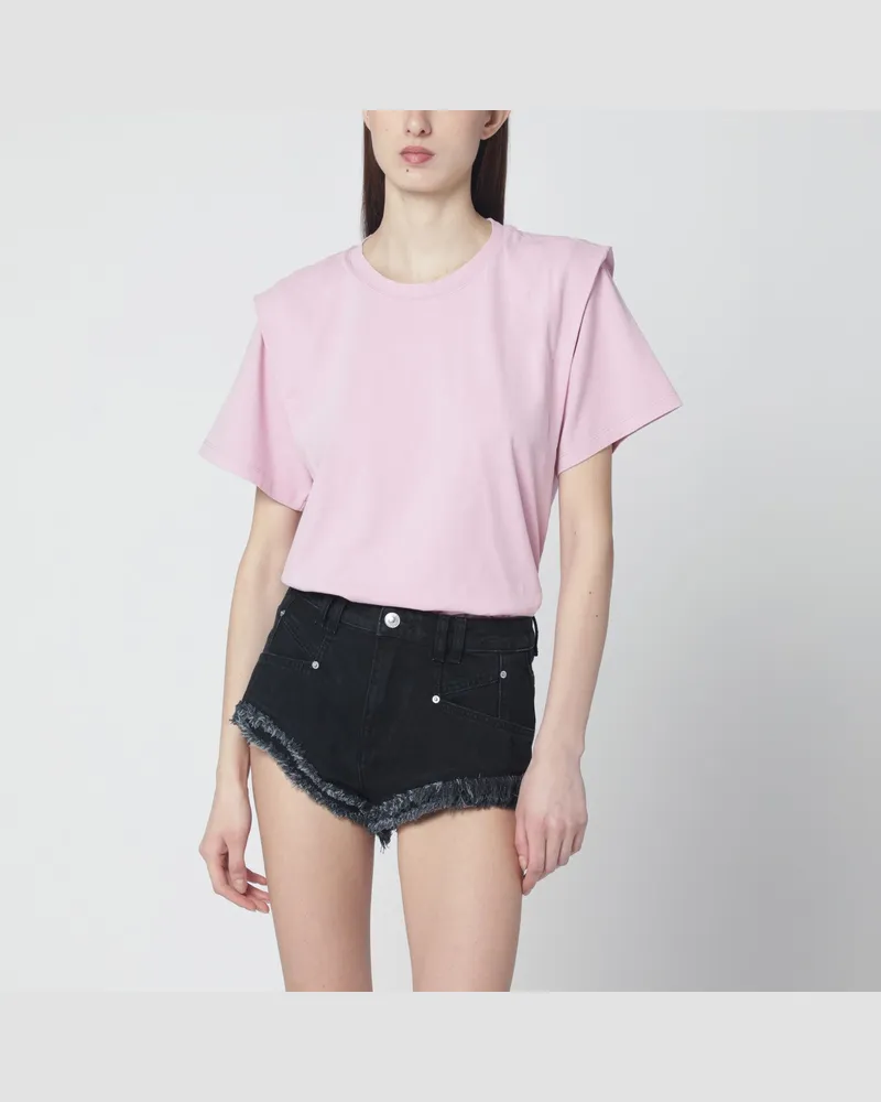 Isabel Marant Rosa Zelitos T-Shirt aus Baumwolle Pink