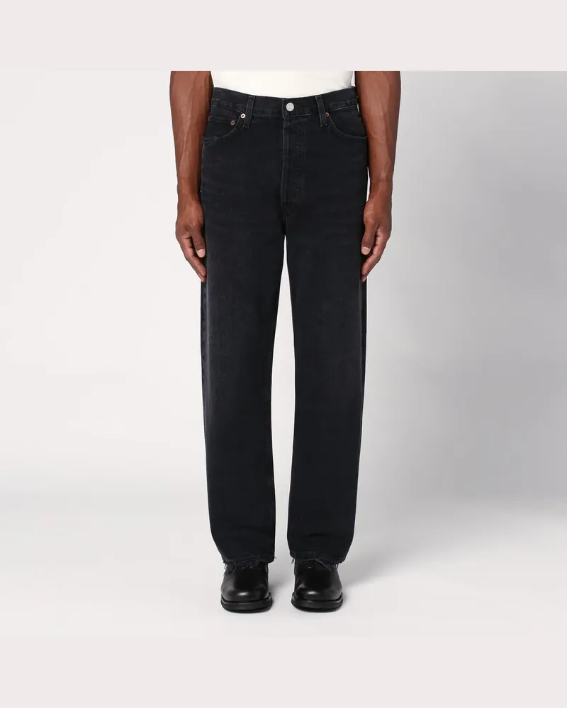 AGOLDE Schwarze Jeans aus ökologischem Denim