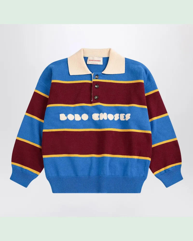 BOBO CHOSES Bolder Poloshirt aus Bio-Baumwolle in Mehrfarbig Multicolor