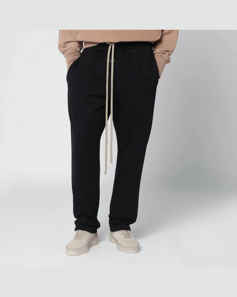 Fear of God Schwarze Jogginghose aus Baumwolle Schwarz