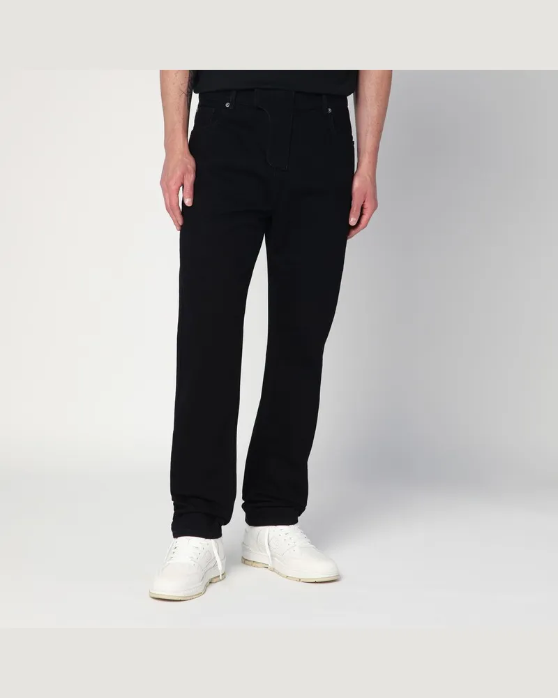 Balmain Schwarze Denim-Jeans Schwarz