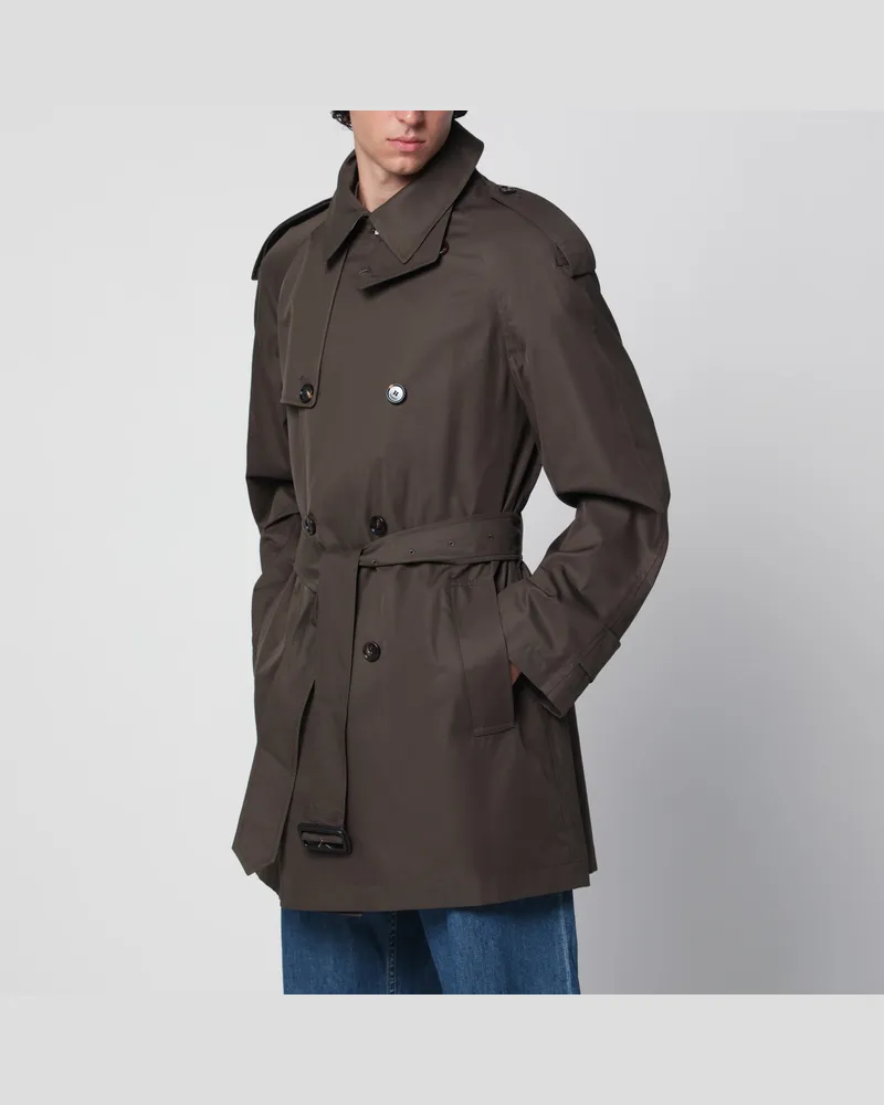 Burberry Trenchcoat Leadenham aus Baumwollgabardine in Braun Brown