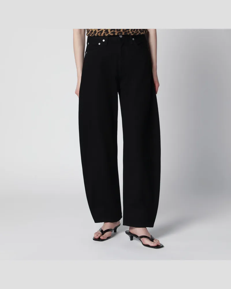 AGOLDE Luna Jeans Aus Schwarzem Cover-Denim Black