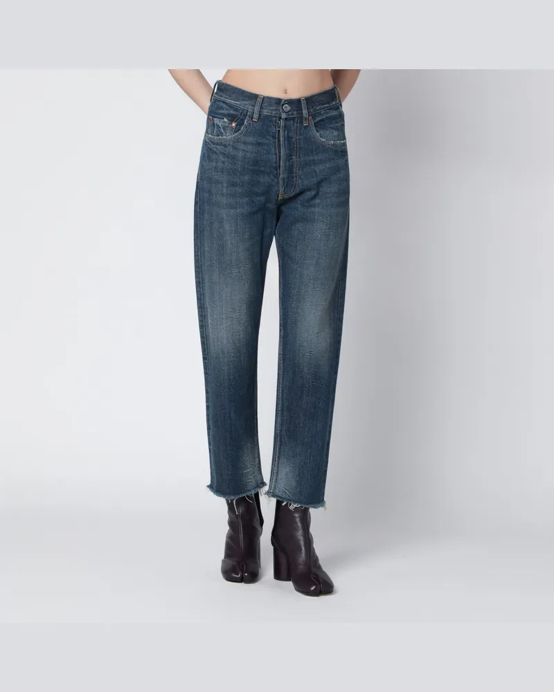 Maison Margiela Jeans mit geradem Bein in verwaschenem Blau 