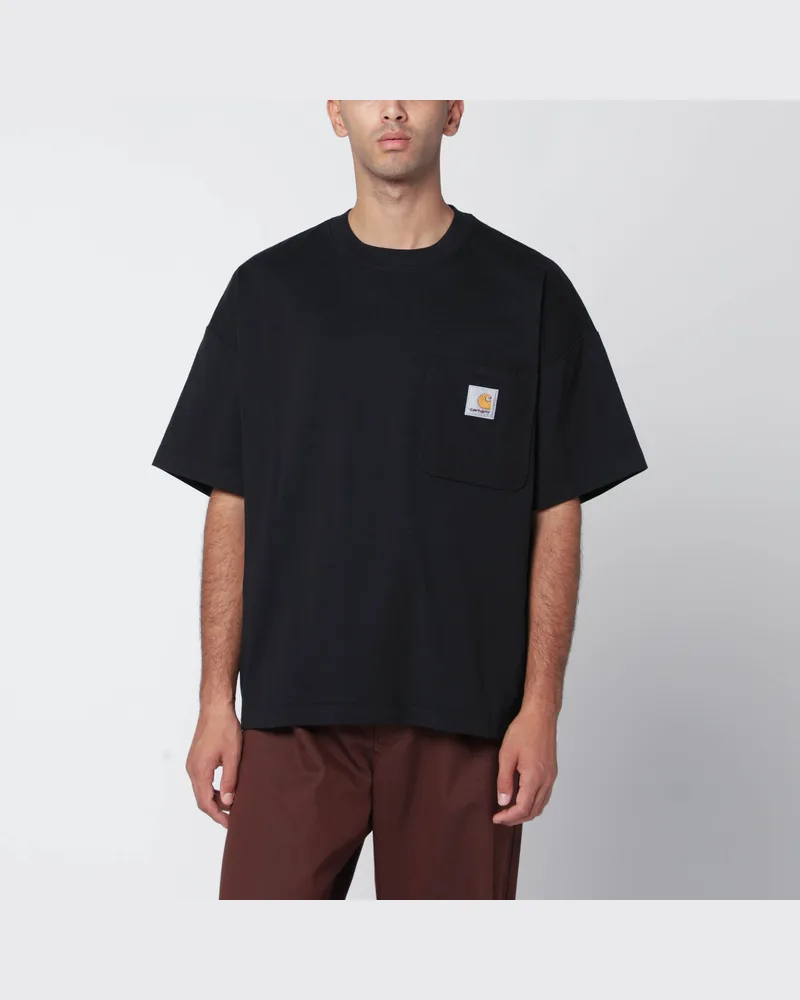 Carhartt WIP Schwarzes S/S Work Pocket T-Shirt 
