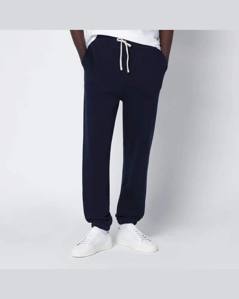 Ralph Lauren Marineblaue Jogginghose aus Baumwollmischung Blue