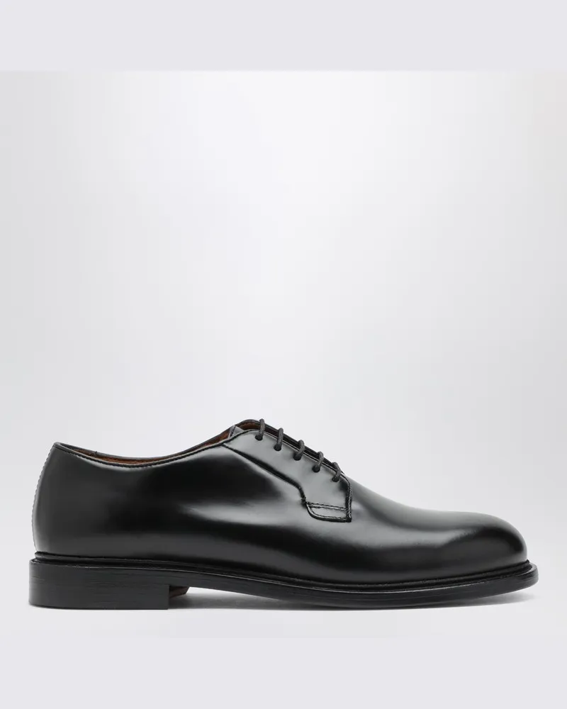 Sebago Schwarze Milton Gyw Derbyschuhe aus Leder Schwarz
