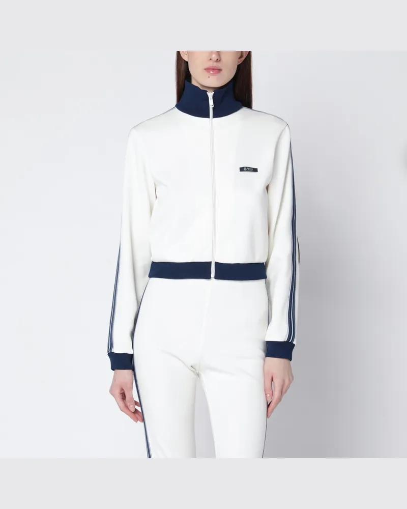 Prada Sweatshirt in Elfenbein aus Funktionsstoff White