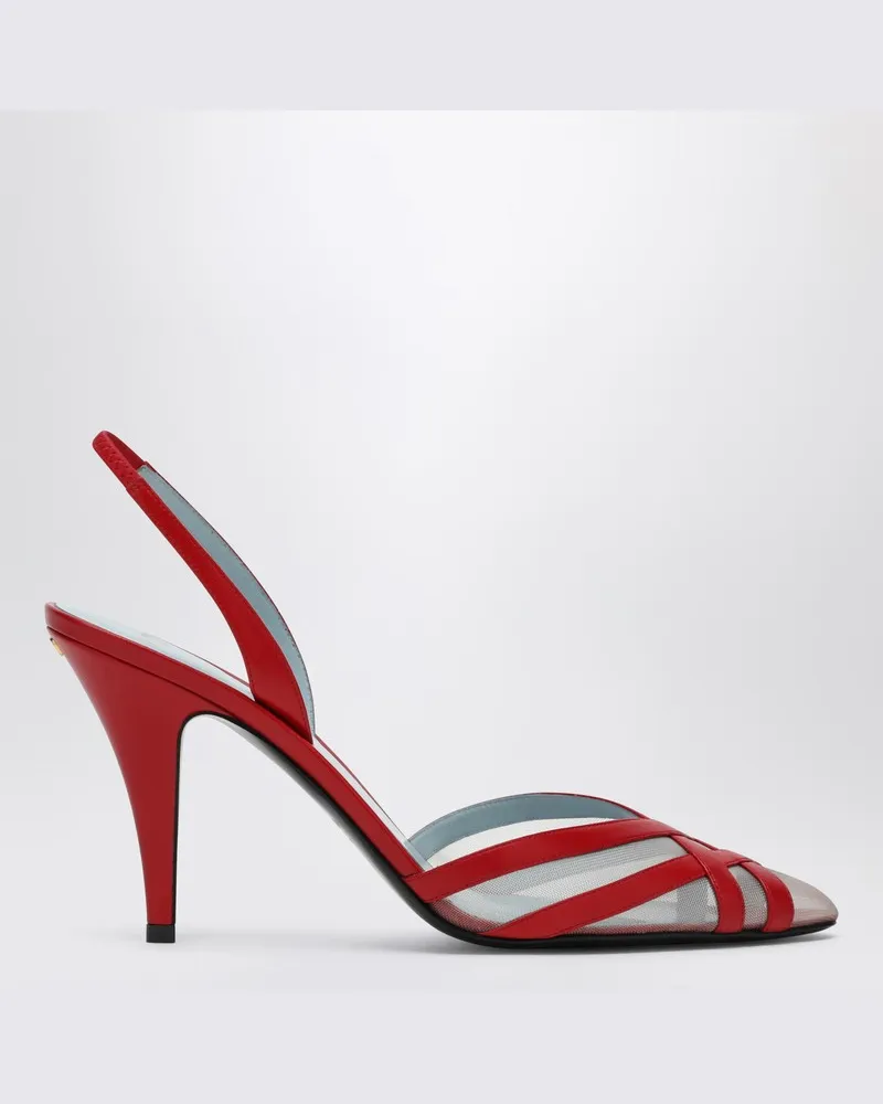 Valentino Garavani Rote ImpuDance Slingback Décolleté Rot