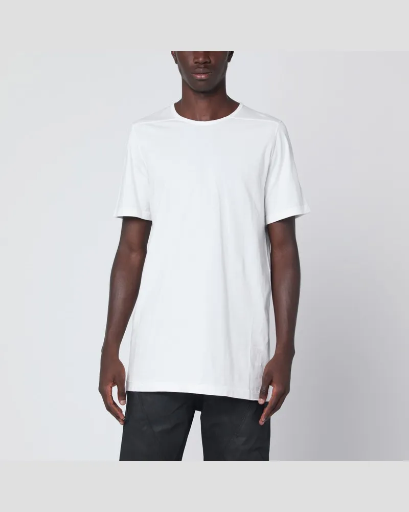 DRKSHDW by Rick Owens Weißes Baumwoll-T-Shirt Weiß