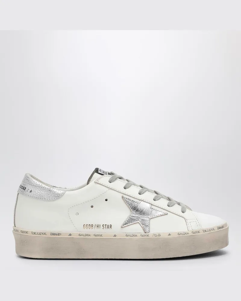 Golden Goose Sneakers Hi Star weiß/silbern Weiß