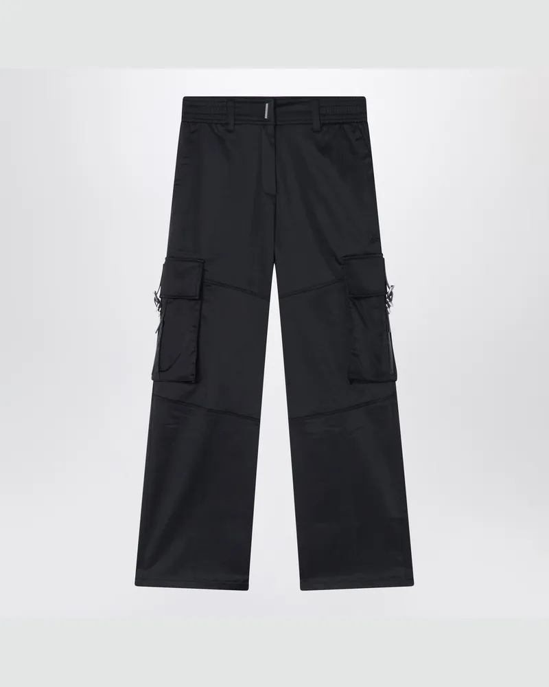 Givenchy Schwarze Cargo-Hose aus Baumwollmischung Black