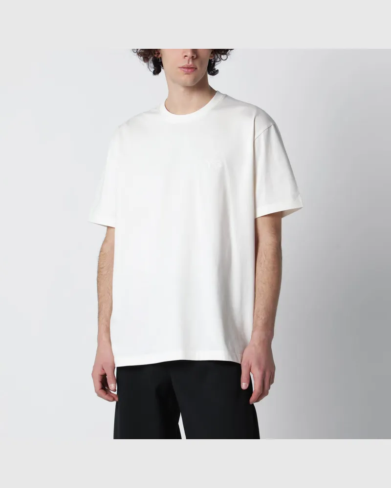 adidas Chalk-White T-Shirt mit Logo White