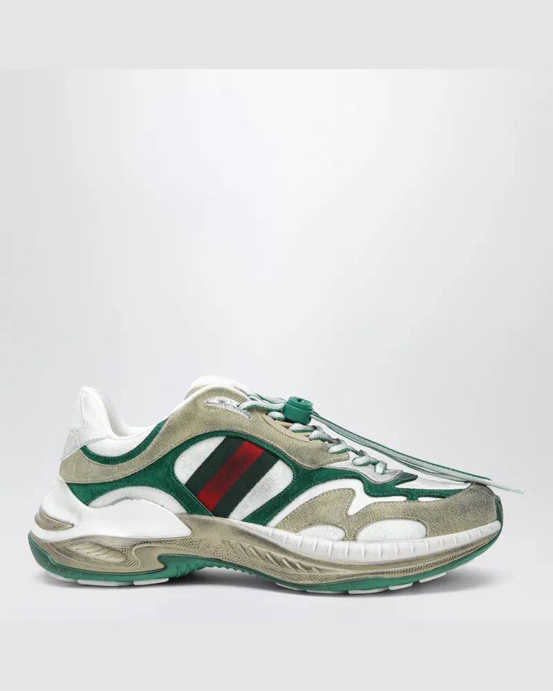 Gucci 2.0 Sneakers mit Dé lavé Effekt Beige