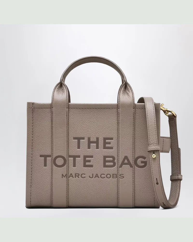 Marc Jacobs The Small Tote Bag Cement aus Leder Grey