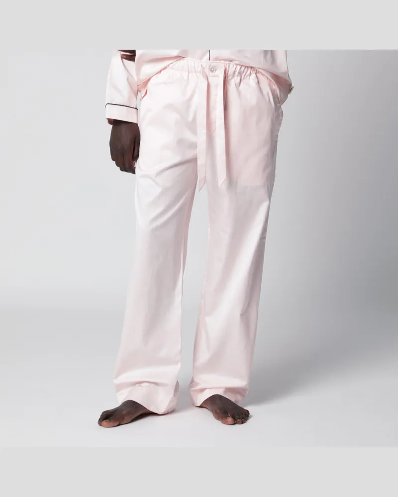 TEKLA Hellrosa Pyjamahose Pink