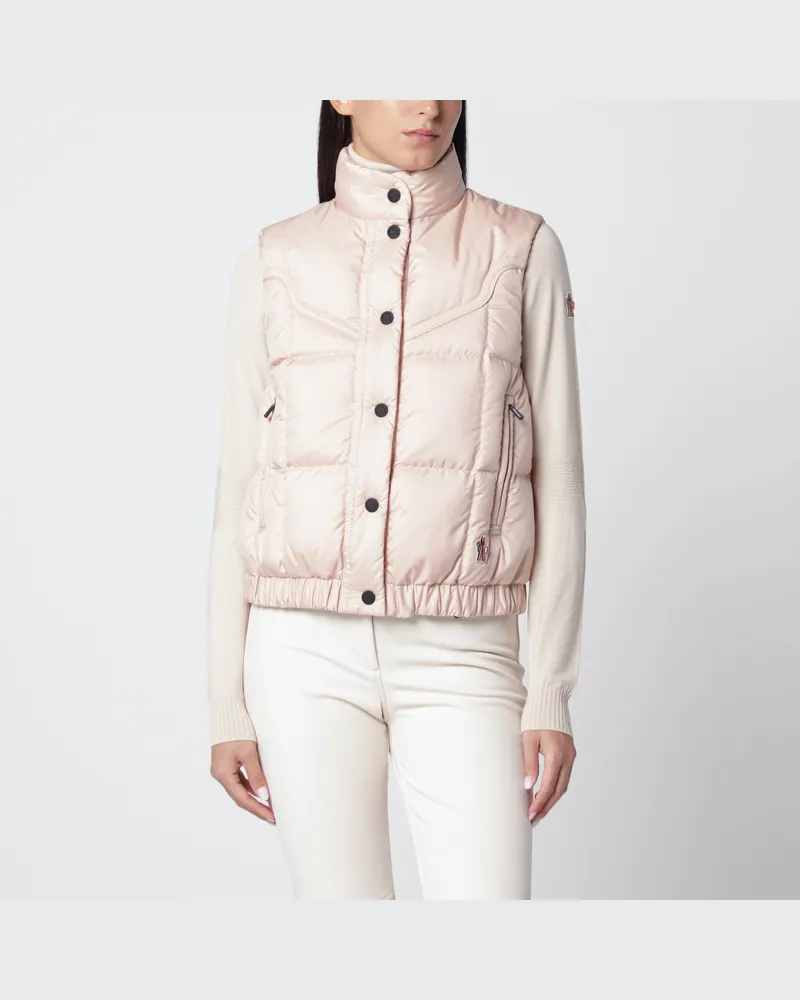 Moncler Doucy rosa Polyesterweste Pink