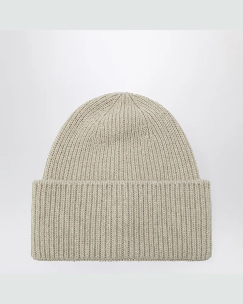 Destin Elfenbeinfarbene Mütze aus Wolle und Kaschmir 